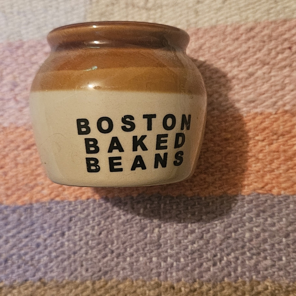 Vintage Boston Baked Beans Small Crock Jar Nanco  The Pot Shop